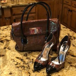 White House/Black Market size 9 shoes & purse